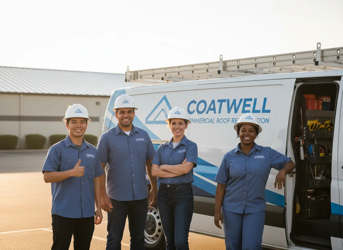 Commercial roof coating company in Hortense, GA